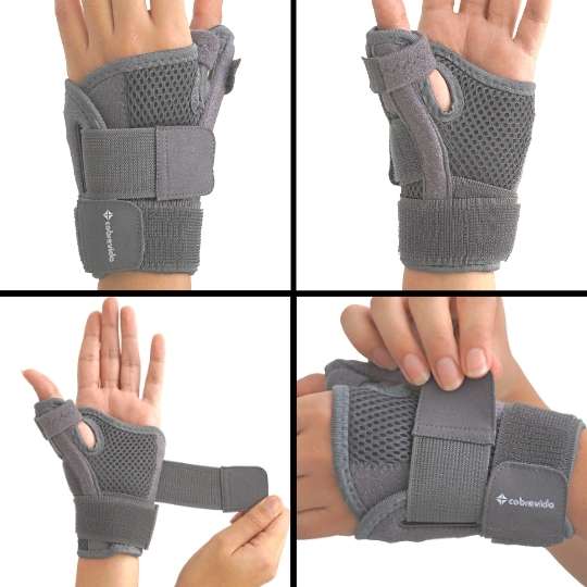 Muñequera Inmovilizadora Ajustable con Soporte de Pulgar OsteoFix®