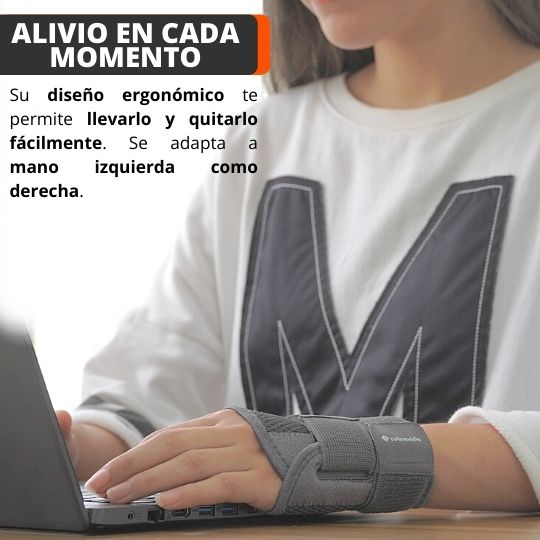 Muñequera Inmovilizadora Ajustable con Soporte de Pulgar OsteoFix®