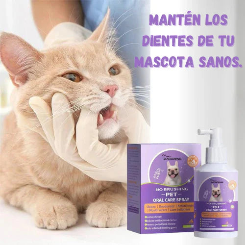 Dental Pet 2.0™ Spray Limpiador Dental para Mascotas