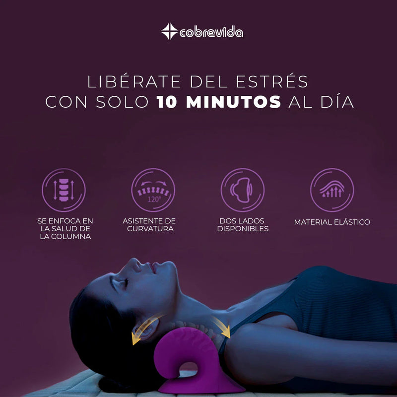 Almohada terapéutica de tracción cervical OsteoFix®️ +  Regalo exclusivo solo hoy