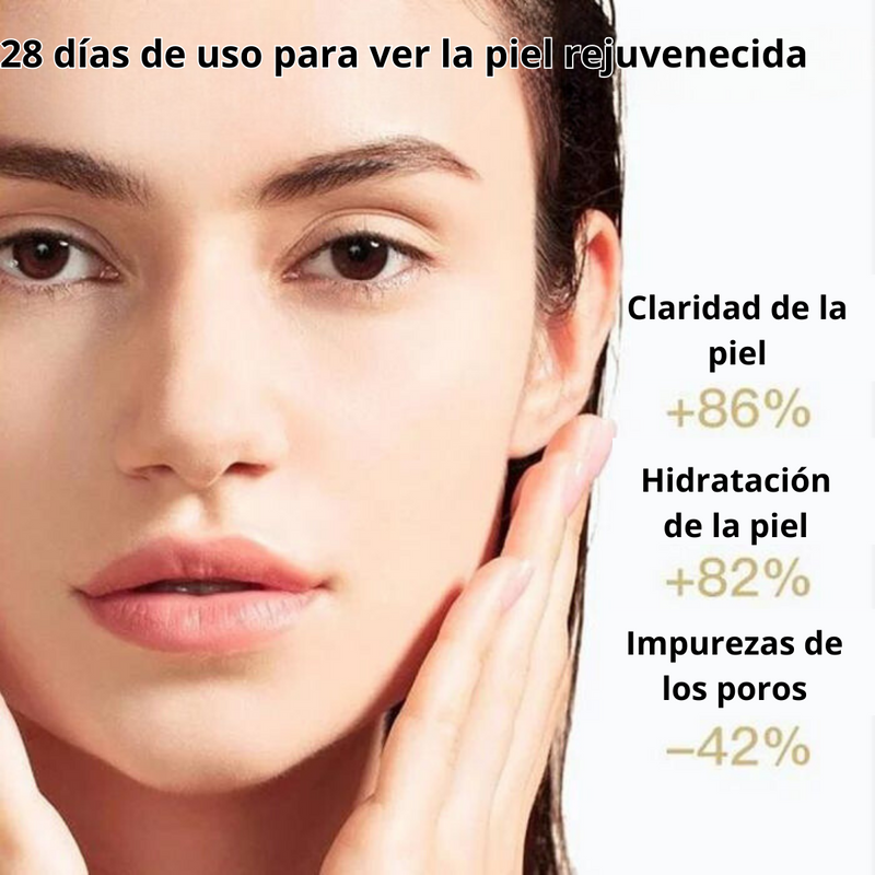 GoldenBeauty® - Mascarilla Exfoliante de Oro - resultados en 21 días