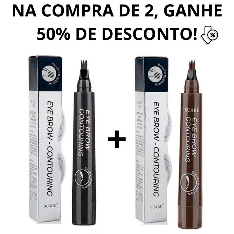 Caneta Pigmentadora Waterproof® Não Invasiva - Compre 1 Leve 2